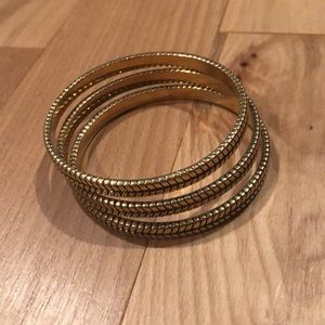 Ralph Lauren Gold Bangles (Set of 3)